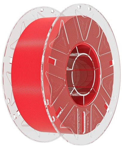 Creality Hyper PLA RFID Filament 1,75mm 1kg, Hochgeschwindigkeits Filament 1.75 PLA für 3D-Drucker (30-600mm/s), Kompatibel mit K2 Plus Combo & CFS (Creality Filamento System), Rot