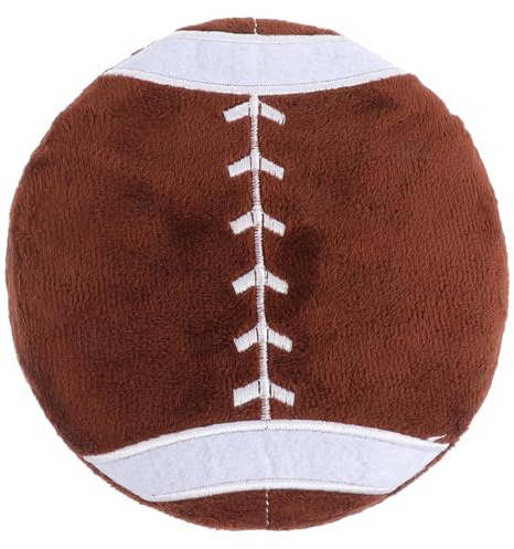 INOOMP 1pezzi Palla Interattiva per Cani Giocattolo Molare Forma di Rugby Giocattolo Interattivo da Lancio per Animali Domestici Realizzato Peluche Sicuri per Interagire Cani e Ragazzo