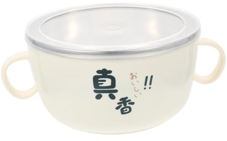 Zerodeko Contenitore per Zuppa in Acciaio Inox 1150ml Coperchio, Ciotola Termica per Noodles, Facile da Pulire, per Uso Domestico