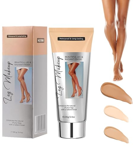Körper Bein Make Up Wasserfest,Body Coverage Perfector für Beine,Tattoo Abdecken Wasserfest,Tattoo-Abdeckung für Bein- Und Körpernarben, Leichte Textur (Braune Farbe,100ml)
