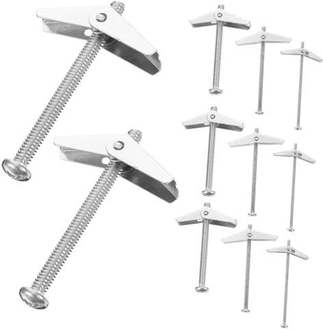 OUNONA 18 pollici Espansori in acciaio inox per ancoraggi a muro con dado a farfalla per fissaggio porte facili da installare e resistenti per cartongesso e lastre prefabbricate