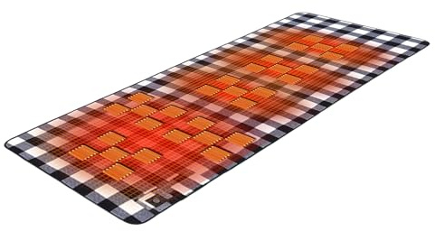Coperta riscaldata da campeggio, regolabile a 3 marce, calda, pieghevole, sacco a pelo riscaldato, per adulti, uomini, donne, picnic, viaggi, tende di sopravvivenza