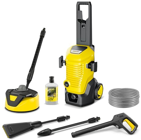 Kärcher K 5 WCM Flex eco!Booster Home High-Pressure Washer, max. 145 bar | Flow rate: 500 l/h, coverage: 40 m²/h, weight: 18.7 kg, flexible high-pressure hose, eco!Booster