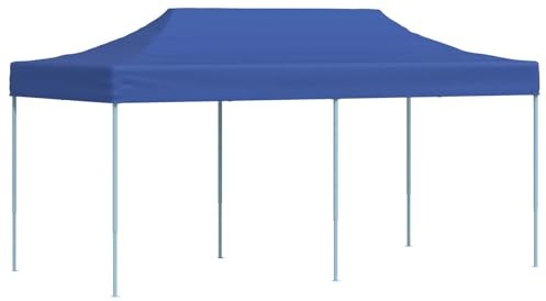 vidaXL Tenda Party Blu 291 x 580 x 315 cm Tessuto Oxford, Giardino e terrazza, tendone Moderno, Gazebo per Eventi, Gazebo Pieghevole, Padiglione all'aperto, Ombra per Festival, rifugio temporaneo