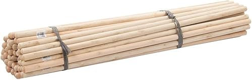 Silverline Broom Handles 4' x 1-1/8 dia 50pce