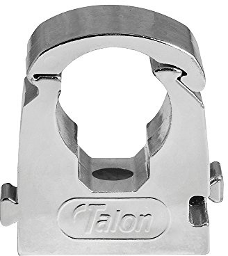 Talon ts15cp/10 Single aufklappbaren Rohr Clip, chrom, 15 mm, Set 10 Stück