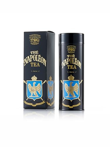 TWG Tea | Napoléon Tea | Schwarzer Tee | Karamellstücke | Haute Couture Dose, 100G | Geschenkset
