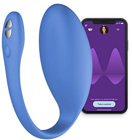 We-Vibe Jive Liebeskugeln Bullet-Vibrator für Sie mit 10 Intensiven Stufen, Wasserdicht mit Akku, G-Punkt Stimulator mit Smartphone App, Diskretes Spielzeug für Paare