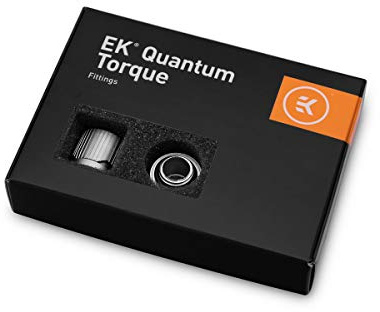 EK Water Blocks EK-Quantum Torque STC 10/16-6er-Pack, Satin Titanium