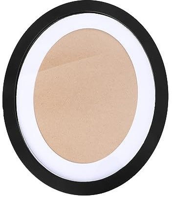 IMIKEYA Ovaler Bilderrahmen Schwarz: 10 Zoll Groß Vintage Bilderrahmen Holz Fotorahmen Wandbehang mit nahtlosen Nagel und S Nagel - Für Wohnzimmer, Kinderzimmer