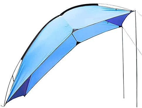 Outdoor Car Awning Sun Shelter, Portable Auto Canopy Camper Trailer Tent Waterproof Tailgate Canopy Trailer Tent Shade Tent for SUV MPV Trailer Beach Camping Auto Traveling Tent