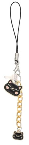 Hemobllo Cat Phone Dust Plug Pendant with Drip Oil Design Cute Battery Hole Accessory Charm for Smartphone Protection and Decoration Easy Installation