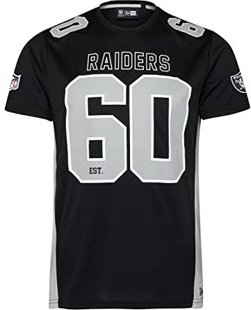New Era Las Vegas Raiders NFL Established Number Mesh tee Black T-Shirt