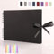 MuChoney Álbum de fotos para personalizar, 24 x 17 cm, 40 páginas, A5, tamaño mediano, álbum de recortes, álbum de fotos, álbum de manualidades, álbum para niños, familia, día de San Valentín,
