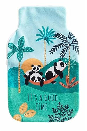 Bezug für Wärmflasche, Fleece, 21 x 34 cm, Kidoux Panda