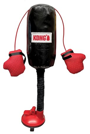 KONG Connects boxningssäck med boxningshandskar fylld med kattmynta