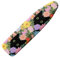 HUGS IDEA Floral Black Cat Cute Print Durable Ironing Board Cover Heat Resistant Cover Fit Most Size Iron Board Pad Adjustable Strap