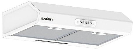 Campana extractora bajo encimera de 60 cm en blanco - Samet Tornado