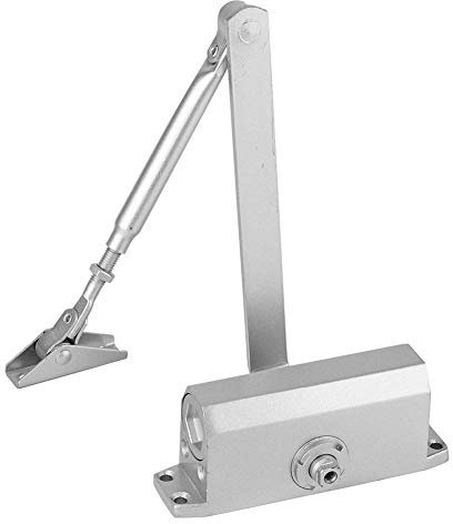 Chiudiporta Automatico, Chiudiporta Idraulico a Molla 25-35kg Chiusure per Porte Regolabili per Carichi Pesanti per Porte Tagliafuoco Interne, Chiudiporta per Uso Domestico