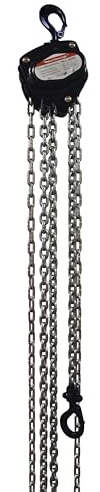 Dolezych DoLast Black Series Stirnradflaschenzug, 500 kg Tragfähigkeit, 3 m Kettenlänge, mit Überlastschutz