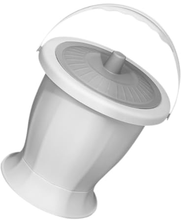 Holibanna Inodoro Portátil para Adultos y Niños, Cubo de Plástico Resistente Tapa, Fácil de Limpiar, Adecuado para Viajes y Uso Doméstico en Casa Viaje