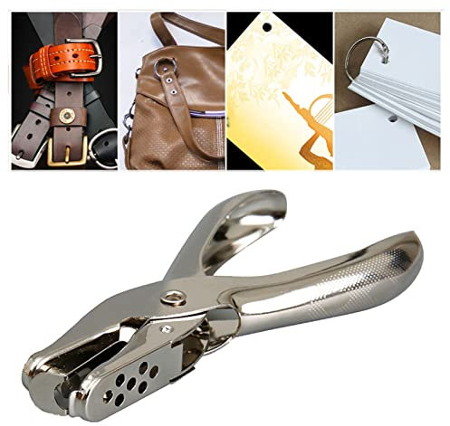 Hole Punching Pliers, Comfortable Handle, Efficient Hole Punching, Silvery, Portable Punch Tool for Craft Projects, Punchers, Punch Plier