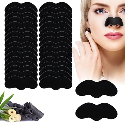 60 Stück Mitesser Nasenstrips,Nosestripes Blackheads,Pore Strips, Tief reinigend Nasenstreifen zur Mitesserentfernung für alle Hauttypen