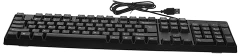 SHINEOFI Clavier Filaire USB Compact pour Ordinateur Portable et Bureau Clavier et Stable Design Pratique et Durable Adapté Travail Maison