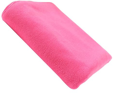 Mikrofaserhandtuch 30x70cm Wasserabsorbierend für Haare | Rosa, Weich und Hautfreundlich, Schnell Trocknend, für Bad und Reinigung