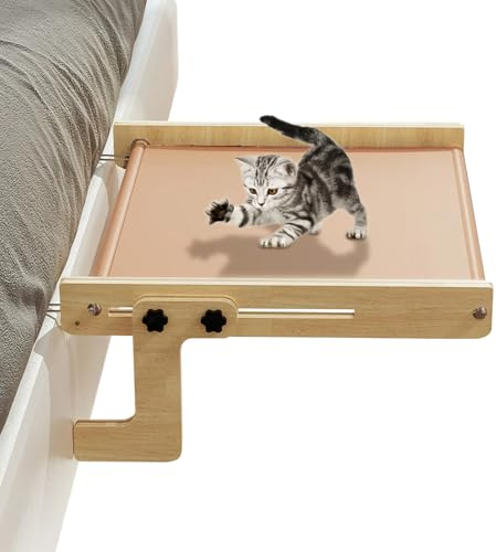 Amaca Per Gatti Da Finestra Lettino Per In Legno Senza Foratura | Ripiano Da Finestra Per Per I Proprietari Di Gatti Casa Appartamento Ufficio Camera Da Studio Balcone
