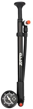 KTUXZCI Hochdruck Dämpferpumpe für Fahrräder, Federgabel und Hinterradfederung für optimale Leistung auf Trails, Mountainbike Gabel, 300 PSI, T Griff