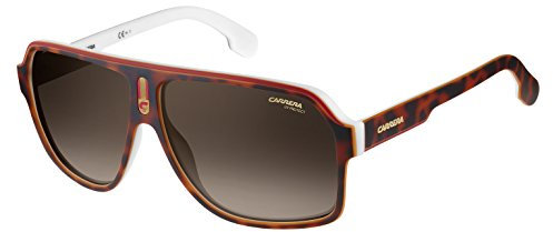 Carrera 1001/S, Occhiali da Sole Unisex Adulto, Multicolore (Hvna Whte), 62