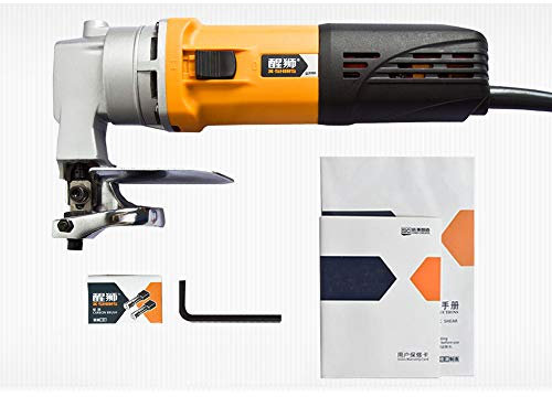 Toplionace 220V Heavy Duty Cutter Power Tool Cisaille à Tôle Électrique Cisaille de Coupe 500W 2600RPM