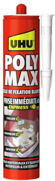 UHU Poly Max Sofortige Haftung – starker Fixierkleber für alle Materialien