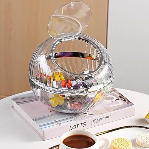 Hoidokly Kaffeekapselhalter mit großer Kapazität | Premium-Kaffeekapsel-Organizer in kugelförmigem Design | Kompatibel mit allen Kaffeekapseln, Süßigkeiten, Keksen und Pralinen