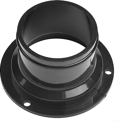 Duct Connector Flange, Exhaust Pipe Air Duct Connectors, Straight Pipe Flange Ventilation Ducting for Cooker Hood Kitchen Ventilation, 50mm