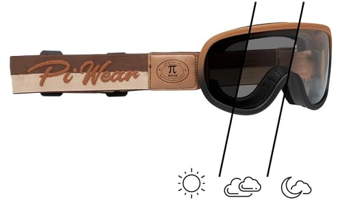 PiWear Arizona 24DCL braun Selbsttönend Motorrad Brille