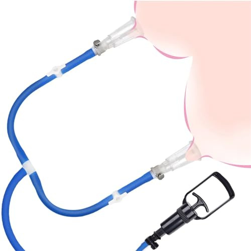 Axcroo Nippelsauger Pumpe Brustwarzensauger Nippel Sucker Set Extra Saugkraft Brustwarzen Vergrößerung Saugen Milchpumpe Brust Klitoris Stimulator Clit Sauger SM Extrem Sexspielzeug für Frauen Paare