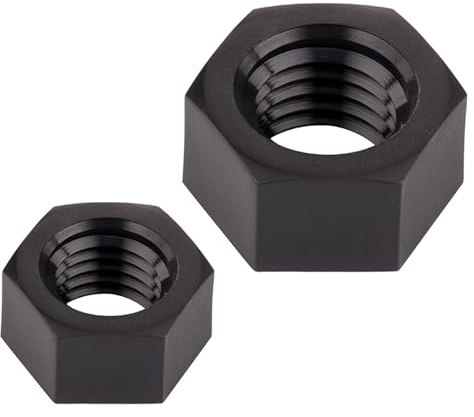 5/20/50 piezas M2-M20 tuerca hexagonal hexagonal de hilo métrico de aislamiento de plástico de nailon negro (Color : 20pcs, Size : M20)