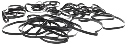 UPKOCH 50 Stück 4mm Gummi Antriebsriemen für Kassettenspieler und DVD Laufwerke Universelle Ersatzriemen für Tonbandgeräte Langlebig Verschleißfest Reparaturset