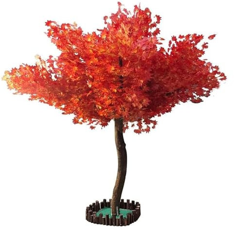 Kunstbaum Künstliche Großer künstlicher Baum, künstlicher Ahornbaum, lebensechter Simulationsbaum for den Innen- und Außenbereich, künstliche Pflanze, dekorativer künstlicher Baum Kunstpflanze (Size