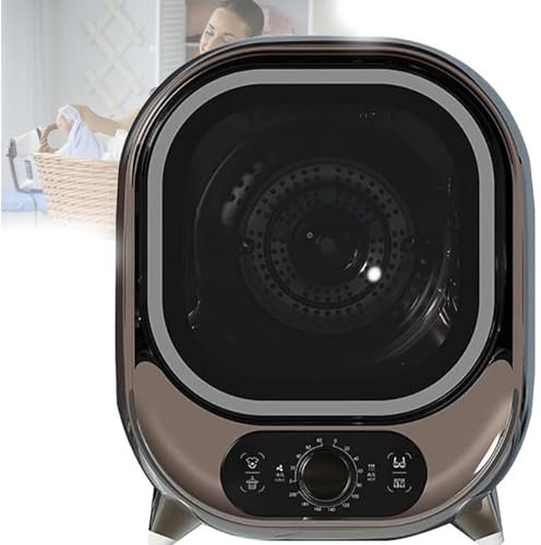 URJWAN Secadora PequeñA, Secadora De Condensador PortáTil, Secadora con VentilacióN De 5 Kg, Secadora De Ropa EléCtrica, Compacta, Mini Secadora, Capacidad De Carga De 0,8 Kg,B-110V