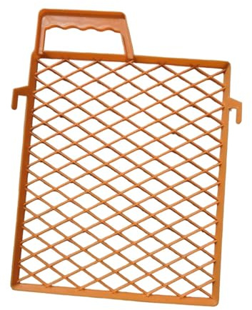 perfk Filtro de pintura de malla de rejilla de pintura, distribución uniforme de pintura, bandeja de rejilla de pintura profesional, herramienta manual de, 10 pulgadas