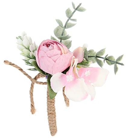 ULDIGI Delicate Kunstblumen Brosche Für Hochzeit Brautjungfern Und Dekoration Handgemachte Corsage Für Festliche Anlässe Und Partys Für Brautmode Und Accessoires