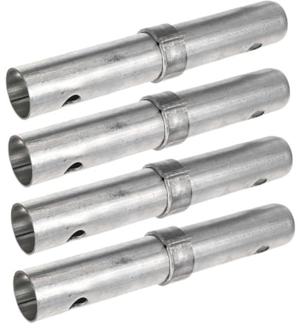 DIYEAH Gerüstverbindungsstangen Aus Stahl 4 Stück Anschweiß Schwerlastgelenke Verzinkt 34mm Für Fahrbare Baugerüste Sicher Und Belastbar