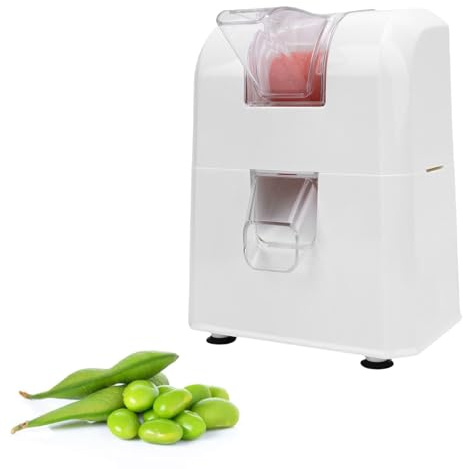 Máquina Eléctrica de Guisantes Automática 1800 mAh, Pelador de Guisantes Portátil Silencioso para Cocina y Restaurante, Pelado Rápido de Frijoles Frescos con Batería de Larga Durac