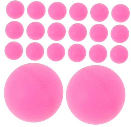 Cabilock 50stücke Bunte Tischtennisbälle aus Hartplastik Große Bälle für Interessante Spiele Trainingsbälle und Party-Requisiten Geeignet für Bastelarbeiten und Tombolas
