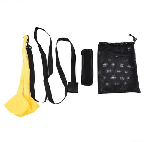 Jotekonoby Schwimm-Training, Geschwindigkeitstraining, für Kinder, Widerstandsgürtel für Schwimmen, Krafttraining, flexible Ausrüstung, Fallschirm, Erwachsene, Nylon, Gelb