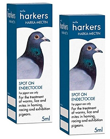 Harkers X2 Harkamectin 5ml for external & internal parasites of pigeons