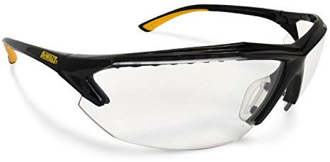 Dewalt DPG106 Spector In-Viz - Cristal de seguridad bifocal, marco negro/amarillo, lente transparente, 2.5 dioptrías, DPG106-125D